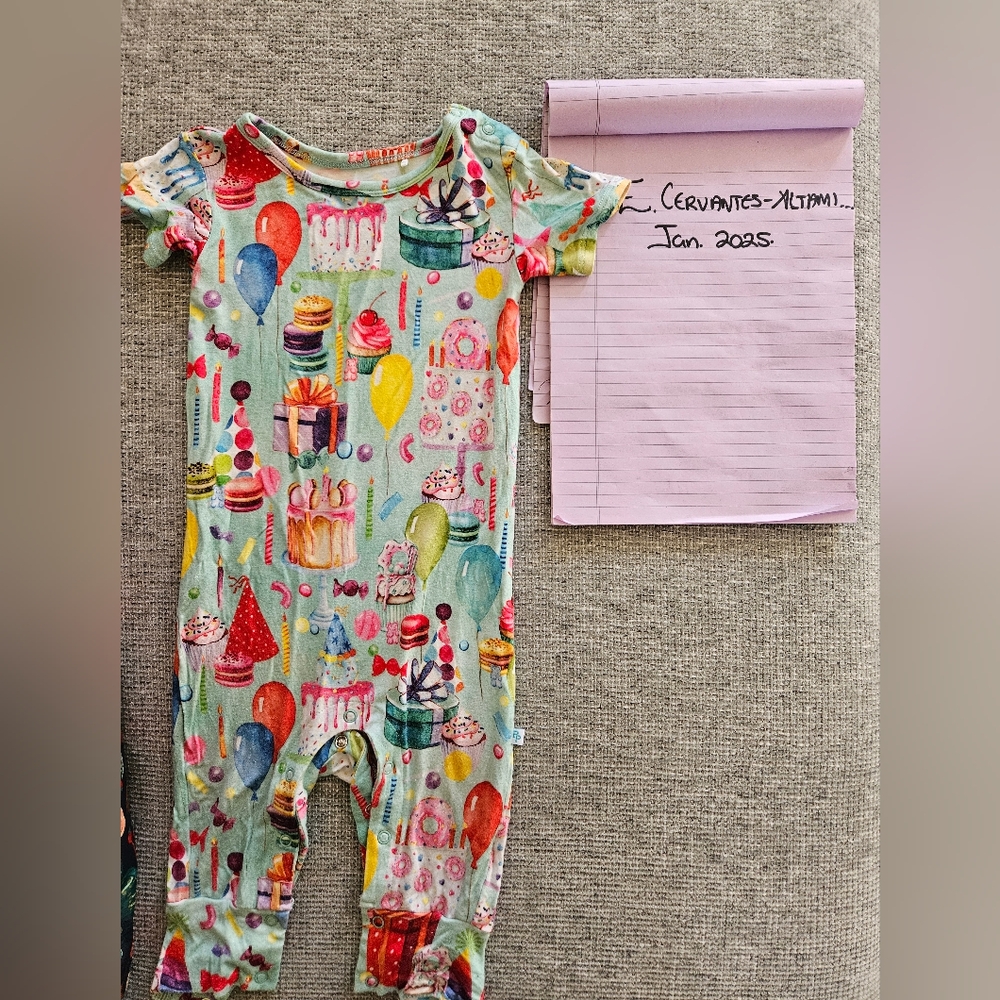 Peanut Posh 12-18 months birthday onesie